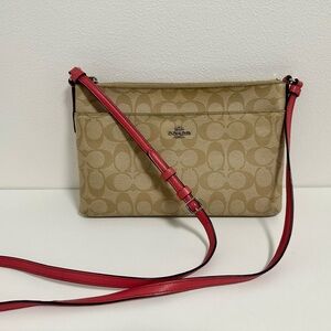 Coach Signature Crossbody Bag with Pop Up